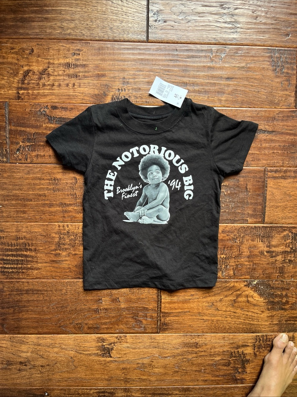 Toddler Boys' the Notorious BIG Short Sleeve T-Shirt - Black 3T.